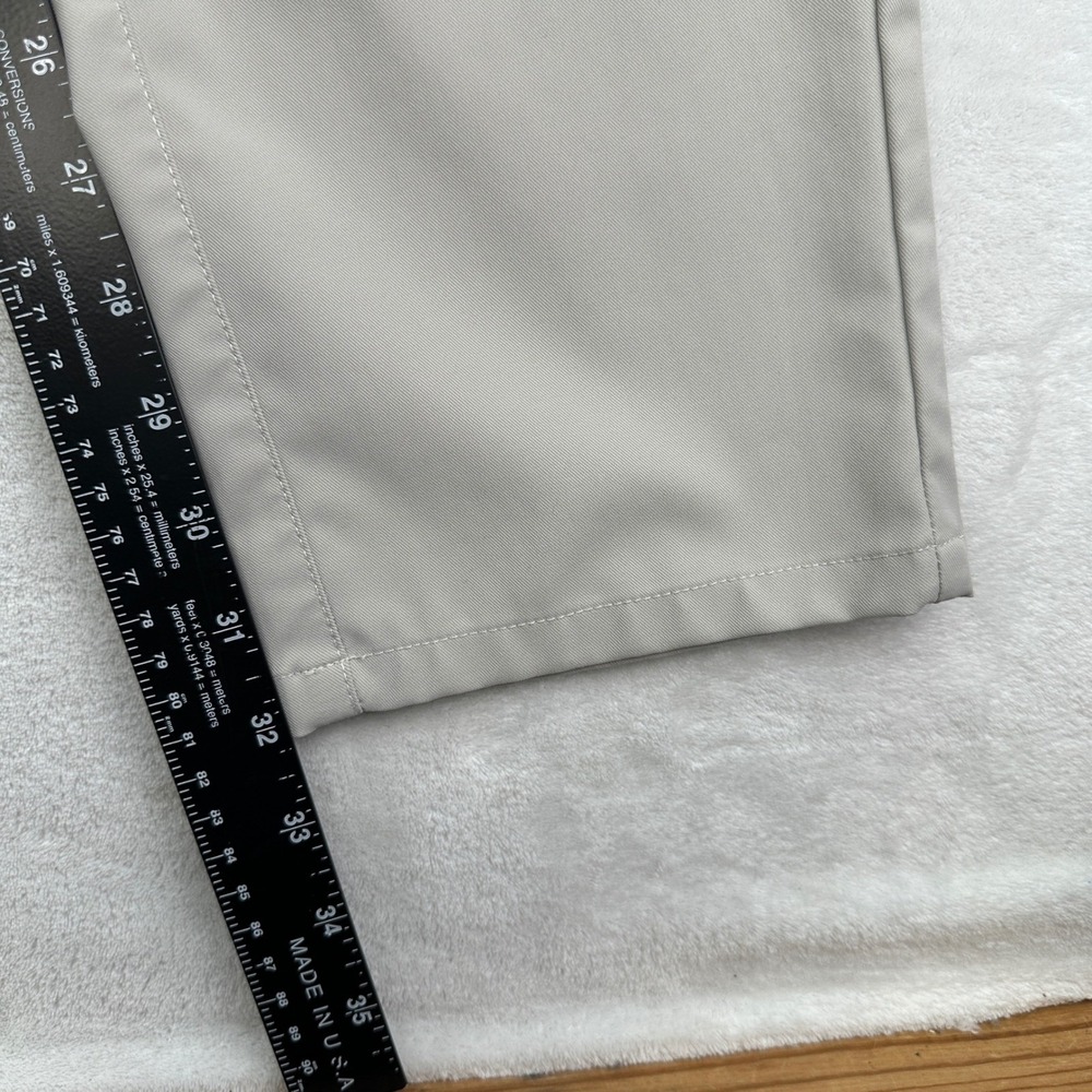 JACK ARCHER Jetsetter Pants Stone Men's 35x32 Chino Flat Front Golf Casual - Picture 6 of 8